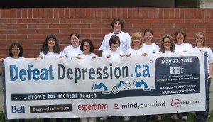 Calgary's 2012 Defeat Depression Fundraising & Awareness Team
